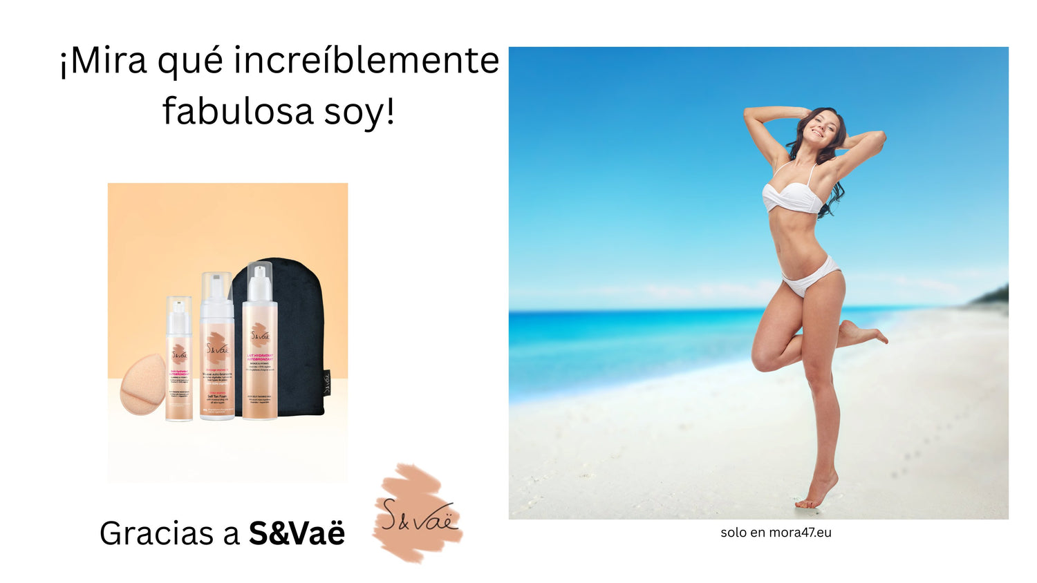 S&Vaë Tratamiento facial & corporal autobronceador con ácido hialurónico