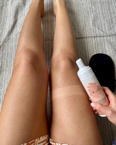 Mousse autobronceador - bronceado instantáneo S&Vaë 90%Productos naturales