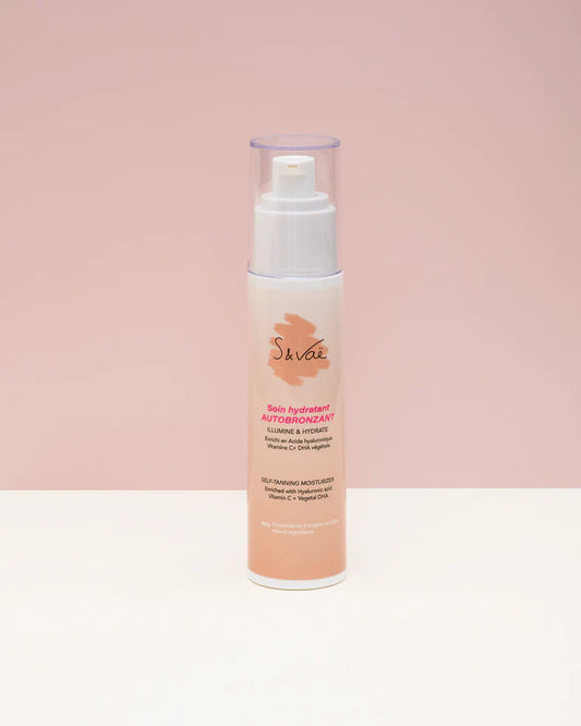 Tratamiento facial autobronceador con ácido hialurónico  S&Vaë