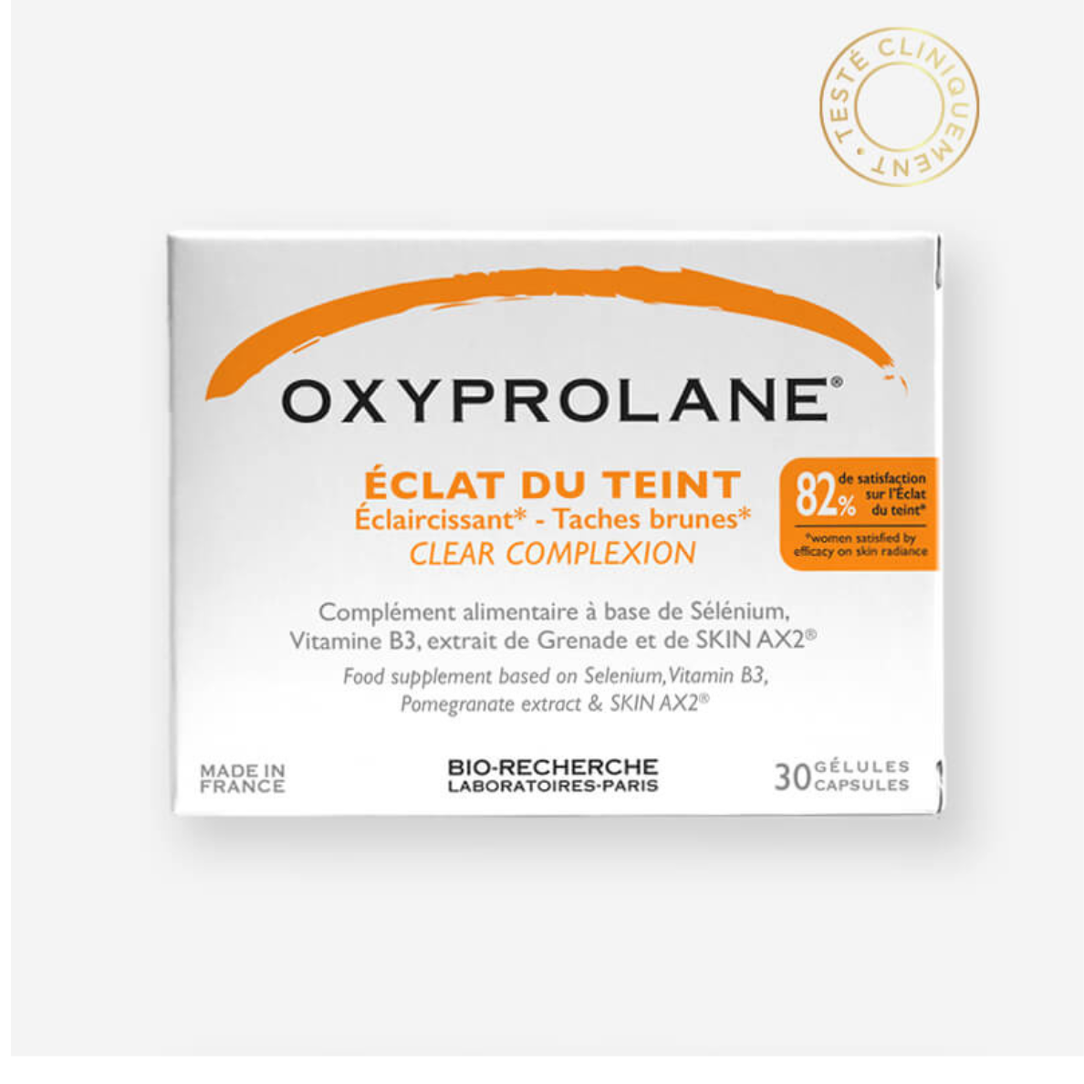 OXYPROLANE Éclat du Teint (BIO-RECHERCHE) asegura la protección y revitalización de la luminosidad de tu cutis.