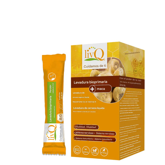 Levadura de Cerveza con Maca primaria orgánica LivQ