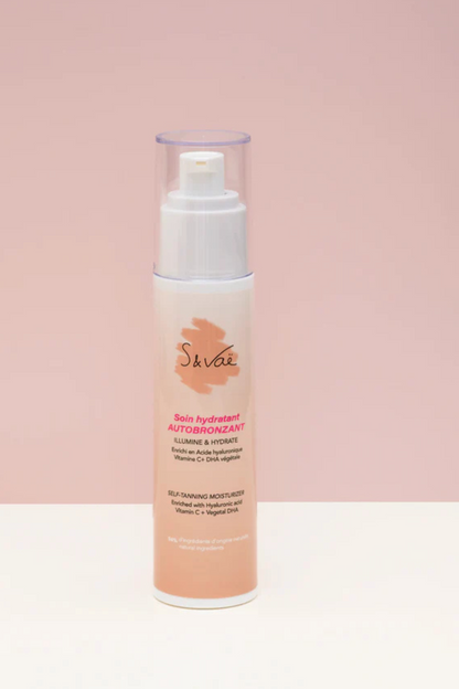 Mousse autobronceador - bronceado instantáneo S&Vaë 90%Productos naturales