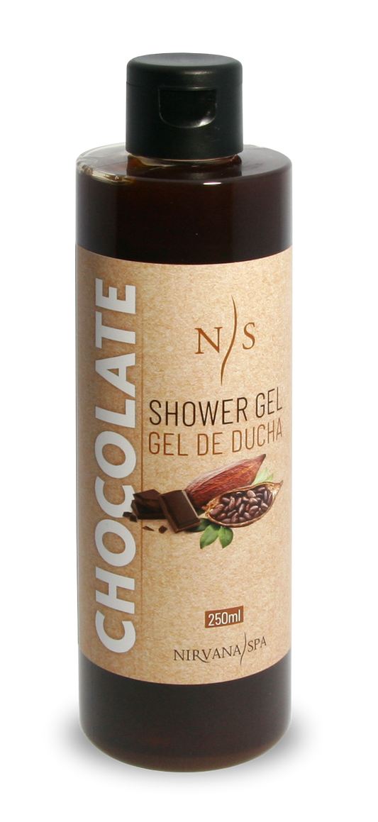 Chocolate Shower Gel 250 ml NIRVANA SPA.  Gel de ducha