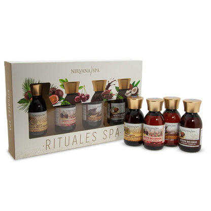 Pack Rituales Spa 4 Aceites especialmente diseñados par una experiencia sensorial (NIRVANA SPA)