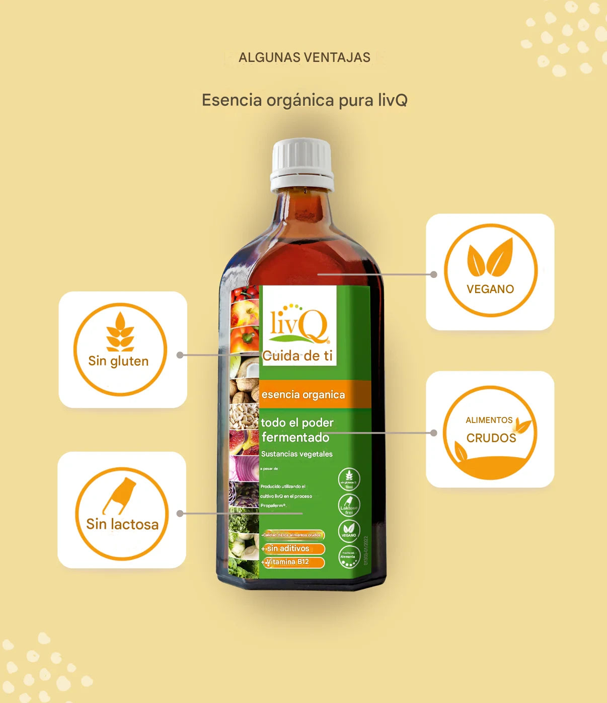 LivQ Bio-Essenz  250 ml, unas 30 raciones
