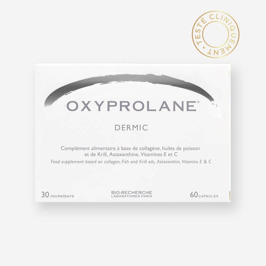 OXYPROLANE DERMIC (BIO-RECHERCHE) Proven effects on the healing process and anti-aging effectiveness for visibly firmer, toned and better hydrated skin.