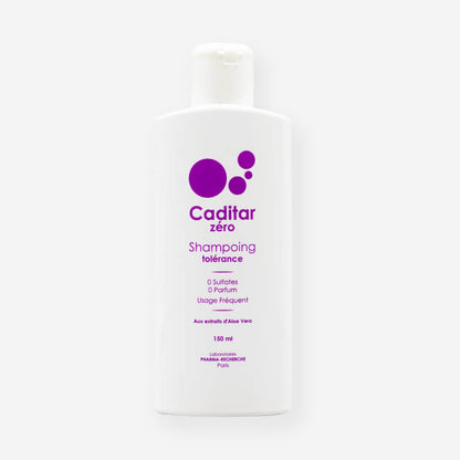 CADITAR ZERO Tolerance shampoo with Aloe Vera extract and Provitamin B5 for all hair types and daily use