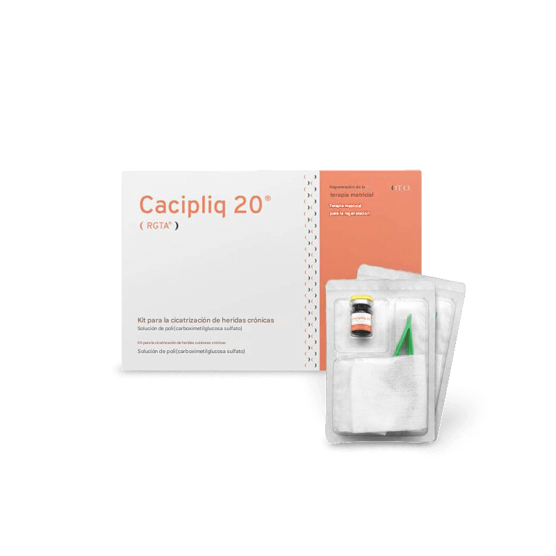 CACIPLIQ20® RGTA® – Kit para la cicatrización de heridas crónicas – (2 ampollas de 5 ml)