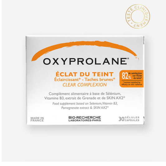 OXYPROLANE COMPLEXION REDIANCE (BIO-RECHERCHE) ensures the protection and revitalization of the luminosity of your skin.