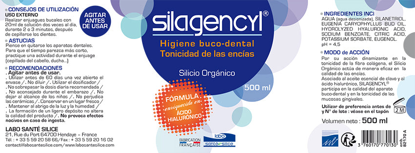 SILAGENCYL® 500  ML TONICIDAD DE LAS ENCÍAS /  ¡CUIDA TUS ENCÍAS!